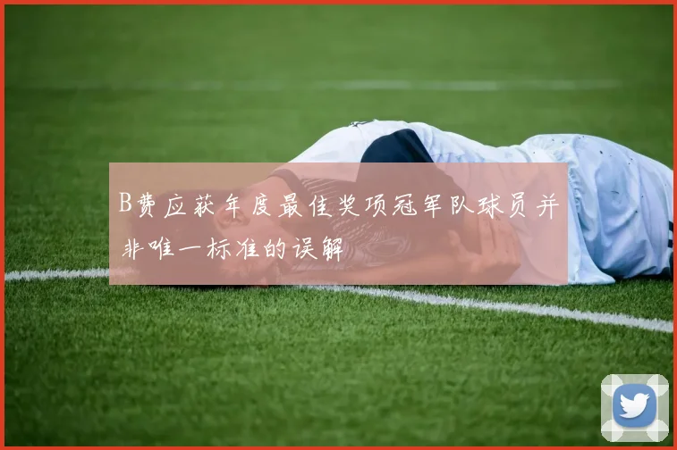 B费应获年度最佳奖项冠军队球员并非唯一标准的误解